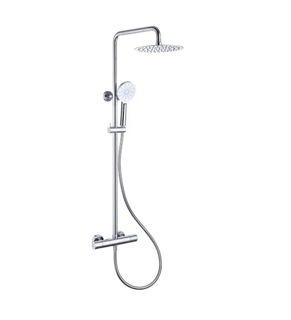 Round Thermostatic Shower Kit with Cool Touch VM15