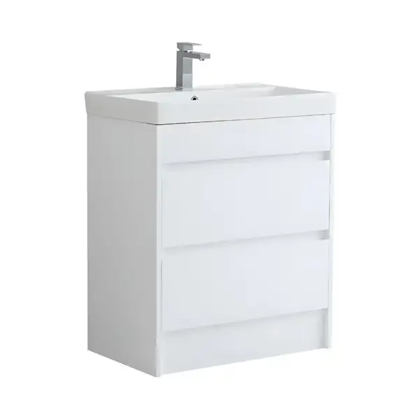 750mm Deep Bowl Floor Basin Unit