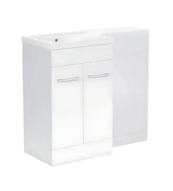 1000mm L Shape Basin Unit Design