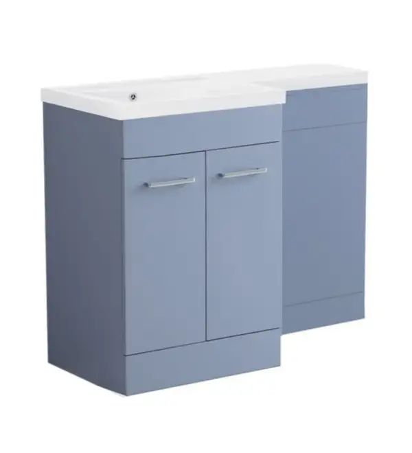 1100mm L Shape Combination Basin Unit