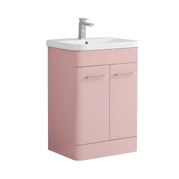 600mm Compact Floor Basin Unit