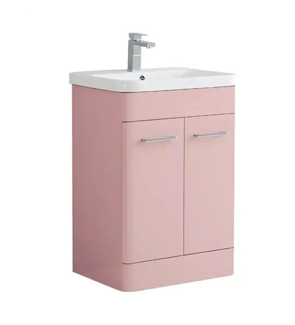 600mm Compact Floor Basin Unit