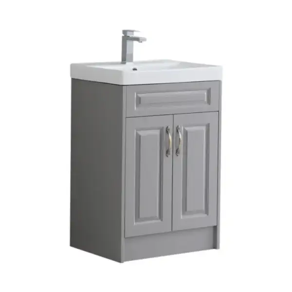 600mm Edge Bowl Floor Basin Unit