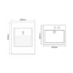 Al buraq Wudu Basin Measurements