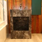 wudu basin for prayer room Black Marble