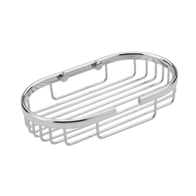 Averlo Brass Oval Wall Basket