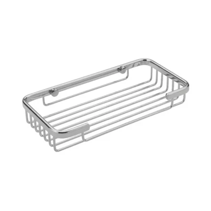 Averlo Rectangular Brass Wall Basket