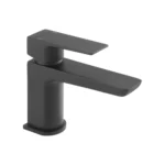 Crestilo Cloakroom Basin Mixer with Sprung Waste Black