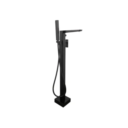 Crestilo Floor Mounted Bath Shower Black