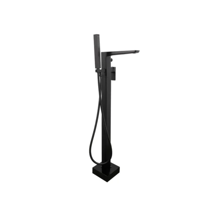 Crestilo Floor Mounted Bath Shower Black
