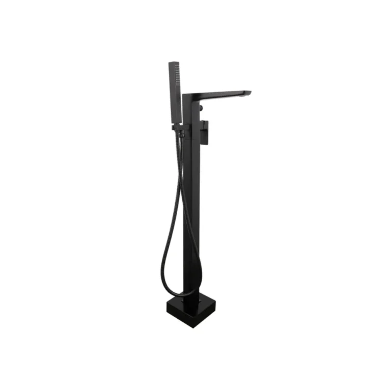 Crestilo Floor Mounted Bath Shower Black
