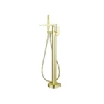Crestilo Floor Mounted Bath Shower Brushed Brass