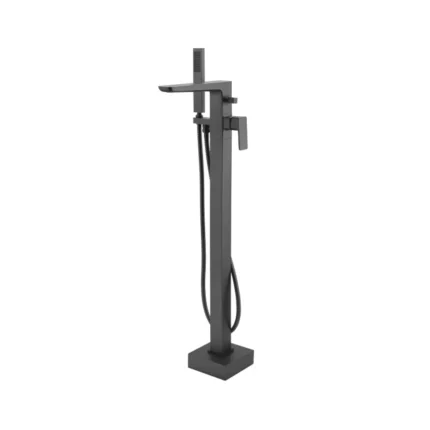 Crestilo Floor Mounted Bath Shower Graphite