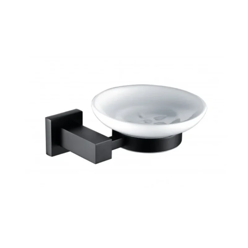 Nuvessa Ceramic Soap Dish Holder BLACK