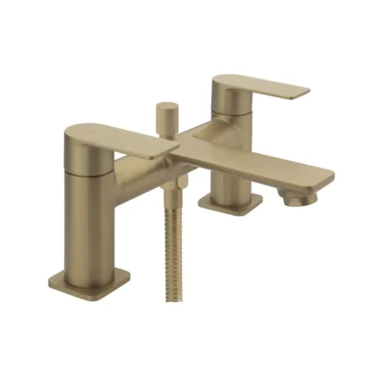 Zenvora Bath Shower Mixer Kit Brushed Brass