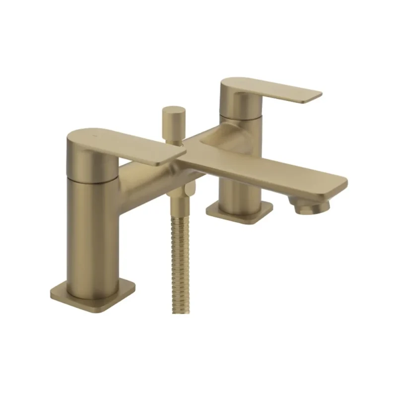 Zenvora Bath Shower Mixer Kit Brushed Brass