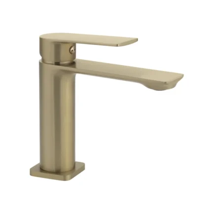 Zenvora Mono Basin Mixer Brushed Brass