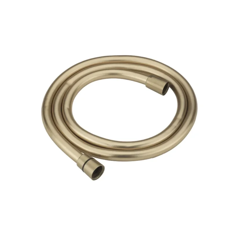 9mm Silflex PVC 1.5m Conical Shower Hose Brushed Brass