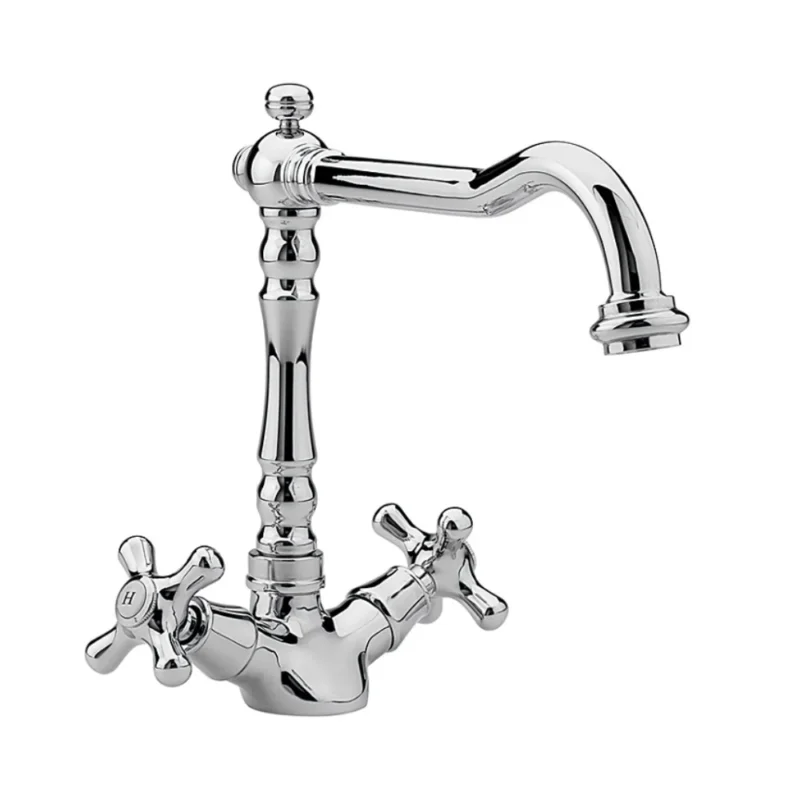 Aqualinor Monobloc Sink Mixer Chrome