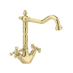 Aqualinor Monobloc Sink Mixer Gold