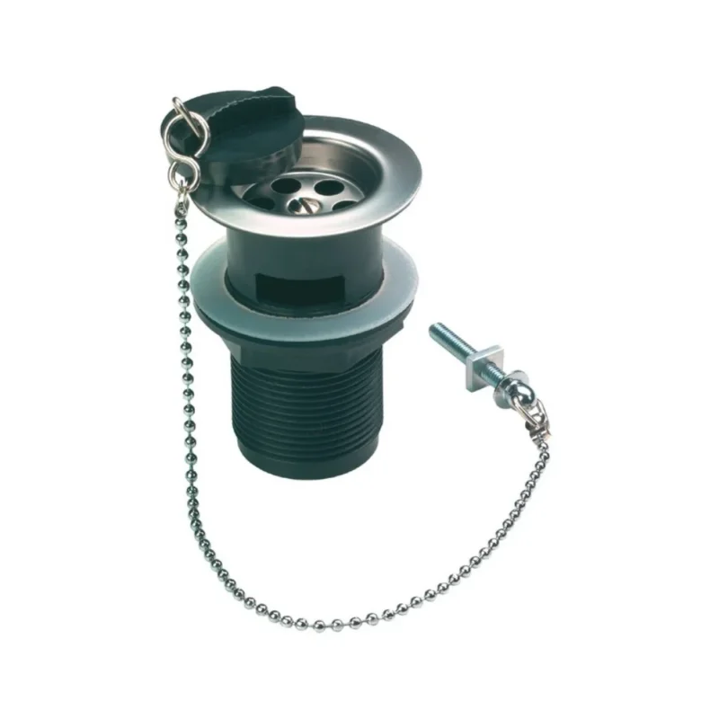 Bravino Basin Waste with Chain & Plastic Poly Plug