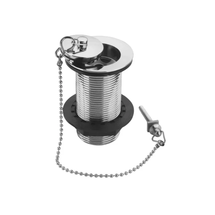 Bravino Basin Waste with Chain & Solid Plug Unslotted