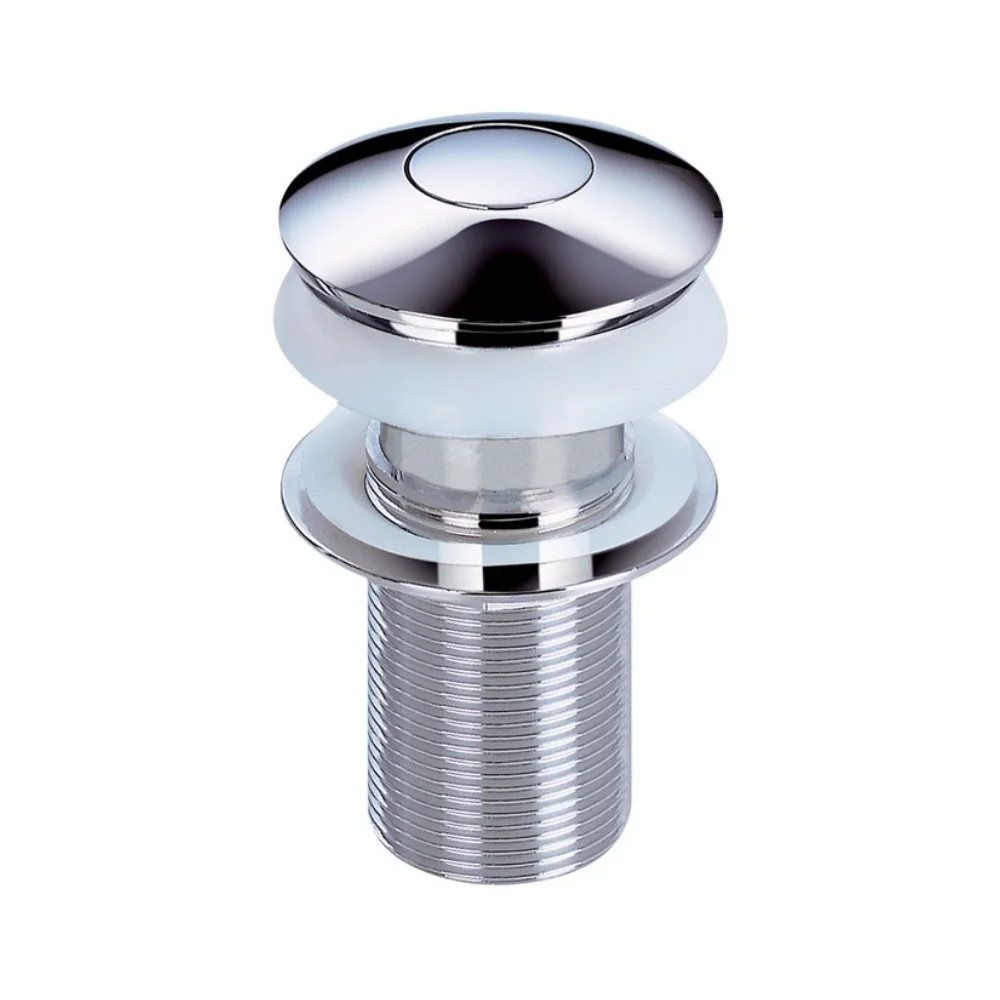 Bravino Centre Push Basin Waste Unslotted Chrome