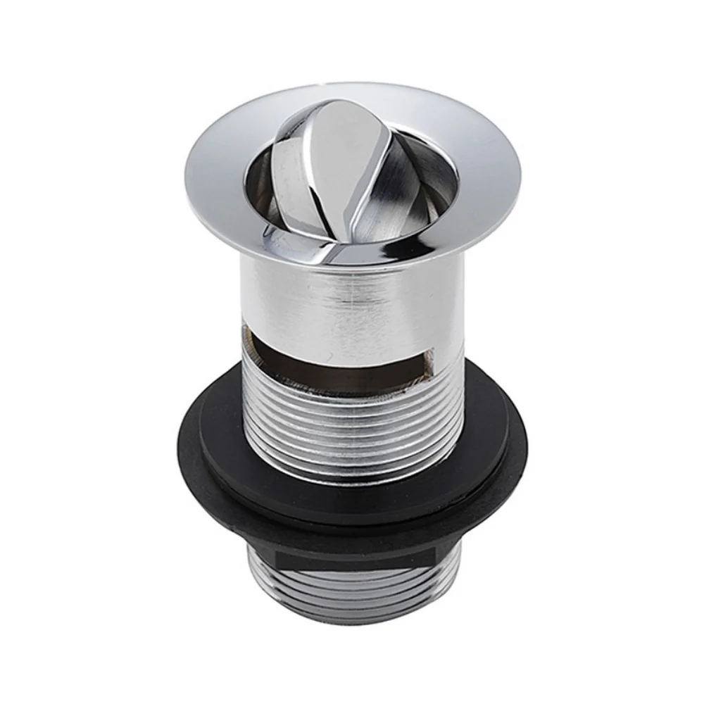 Bravino Flip Plug Basin Waste Slotted Chrome