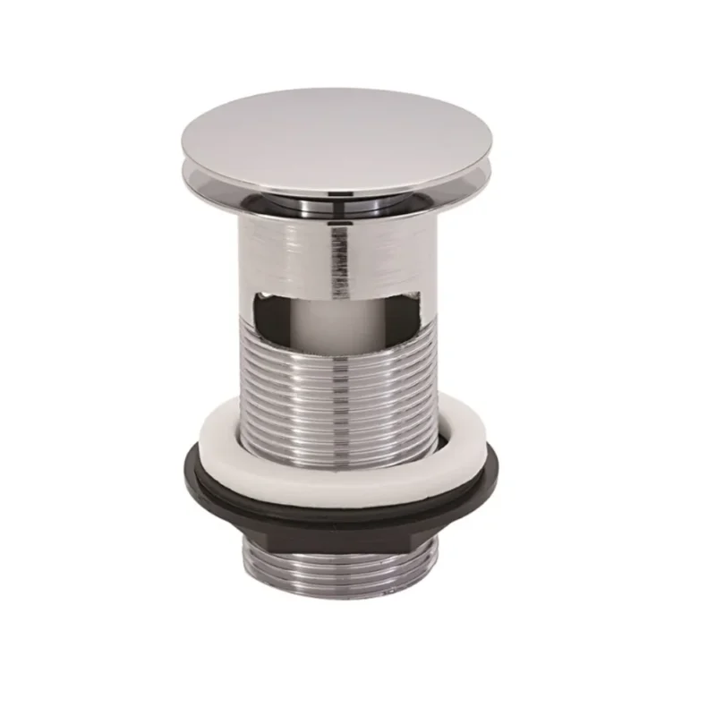 Bravino Sprung Dome Basin Waste Slotted Chrome