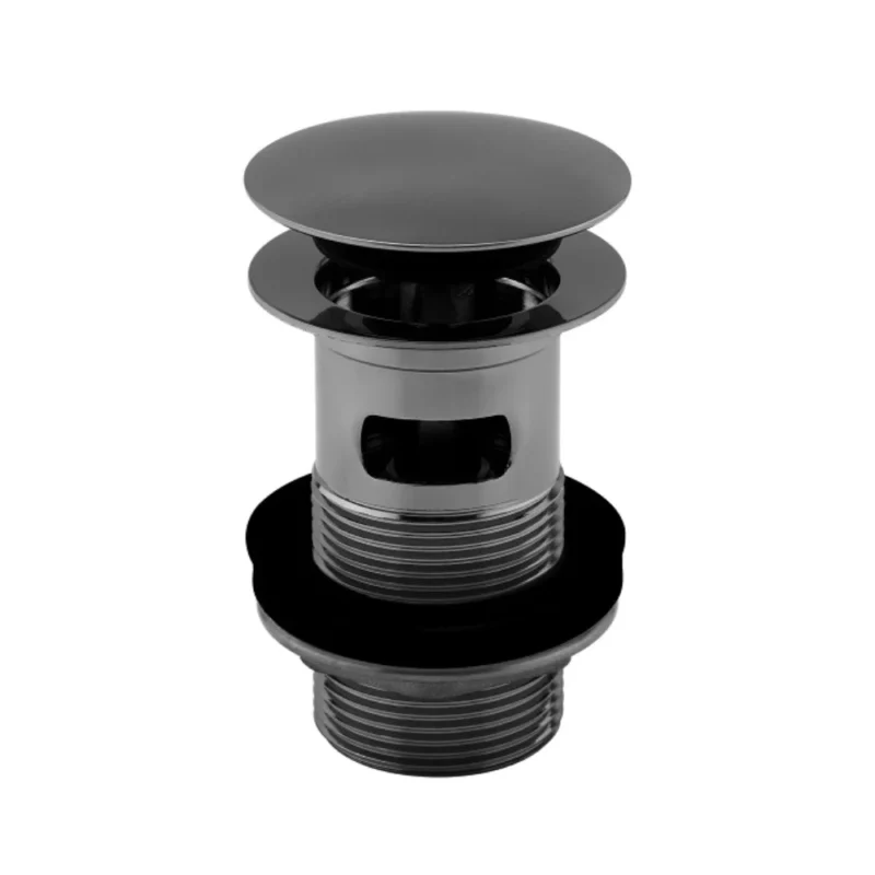 Bravino Sprung Dome Basin Waste Slotted Graphite