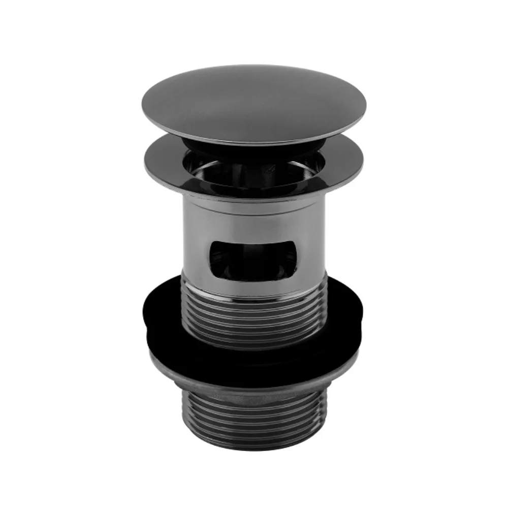 Bravino Sprung Dome Basin Waste Slotted Graphite