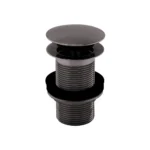 Bravino Sprung Dome Basin Waste Unslotted Graphite