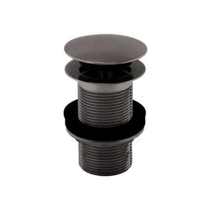 Bravino Sprung Dome Basin Waste Unslotted Graphite