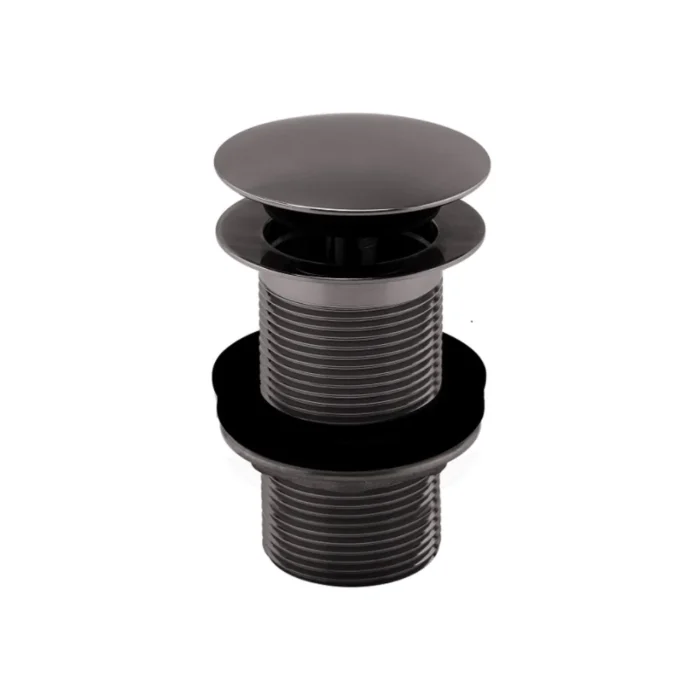Bravino Sprung Dome Basin Waste Unslotted Graphite