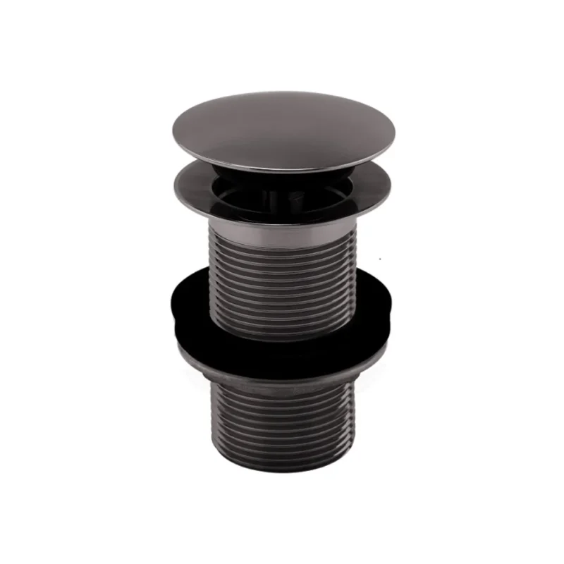 Bravino Sprung Dome Basin Waste Unslotted Graphite