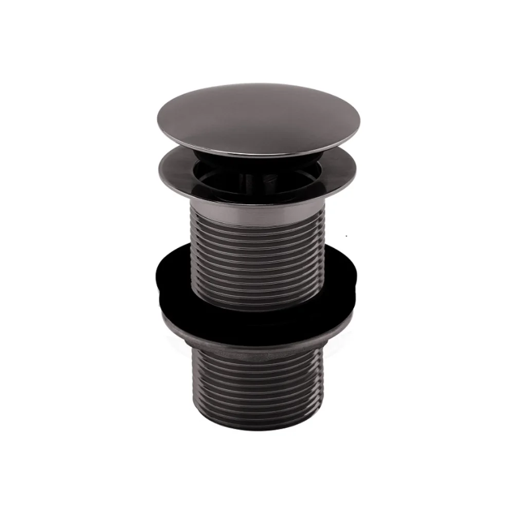 Bravino Sprung Dome Basin Waste Unslotted Graphite