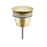 Bravino Universal Slow Drain Basin Waste Brushed Brass