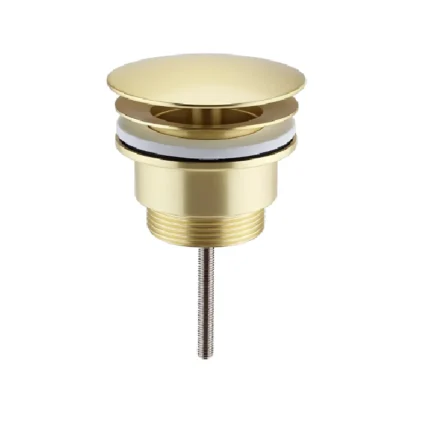 Bravino Universal Slow Drain Basin Waste Brushed Brass