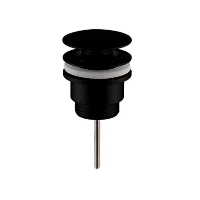 Bravino Universal Sprung Dome Basin Waste Black