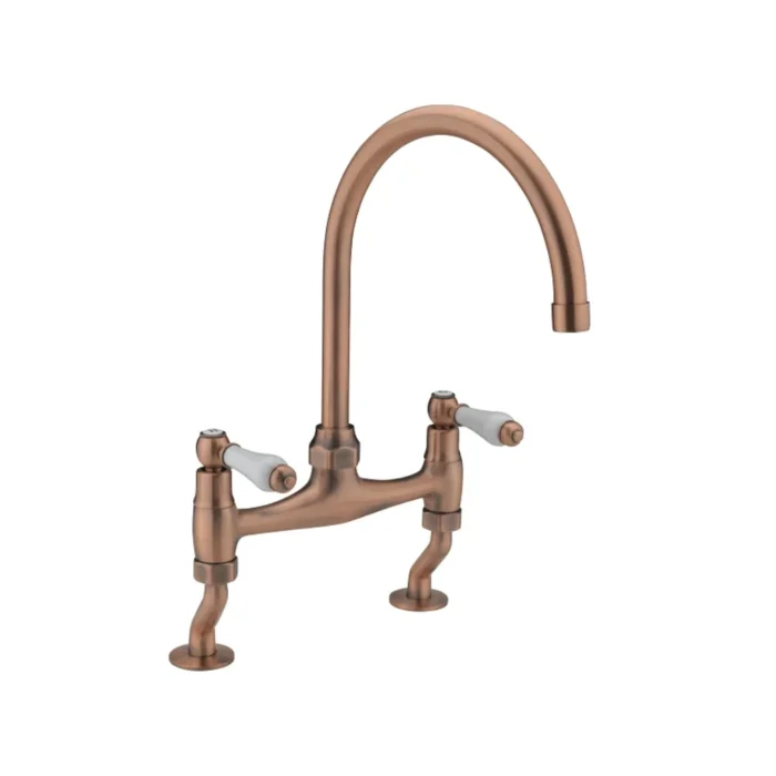 Cavento Lever Bridge Mixer Brushed Copper