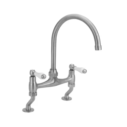 Cavento Lever Bridge Mixer Brushed Nickel