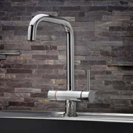 Clavora Flat Spout Hot, Cold & Boiling Water Tap with Filter