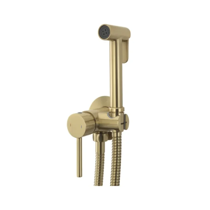 Elviro Manual Concealed Valve and Trigger Spray Handset Brushed Brass