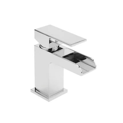 Monvella Basin Mixer with Sprung Waste