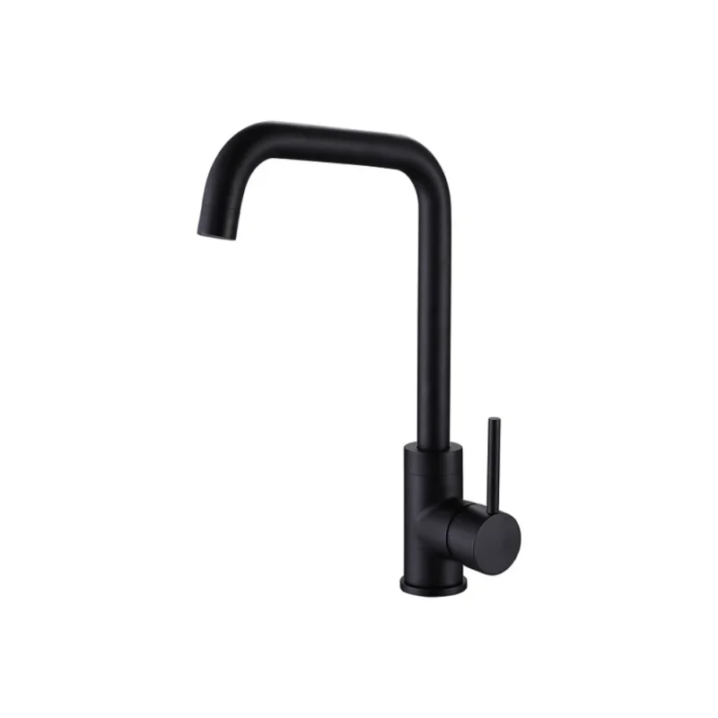Nuvetra Side Lever Sink Mixer Black