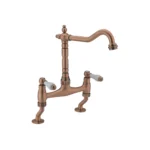 Revolta Lever Bridge Mixer Brushed Copper
