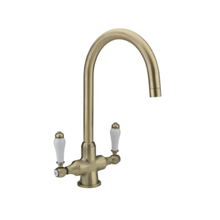 Revolta Lever Monobloc Sink Mixer Brushed Brass