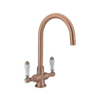 Revolta Lever Monobloc Sink Mixer Brushed Copper