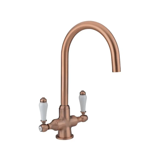 Revolta Lever Monobloc Sink Mixer Brushed Copper
