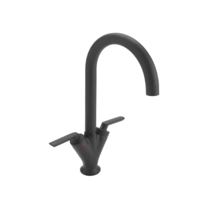 Saventa Monobloc Lever Sink Mixer Black